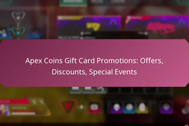 Apex Coins Gift Card Promotions: Offers, Discounts, Special Events