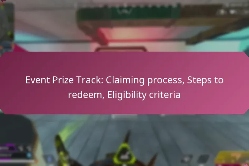 Event Prize Track: Claiming process, Steps to redeem, Eligibility criteria