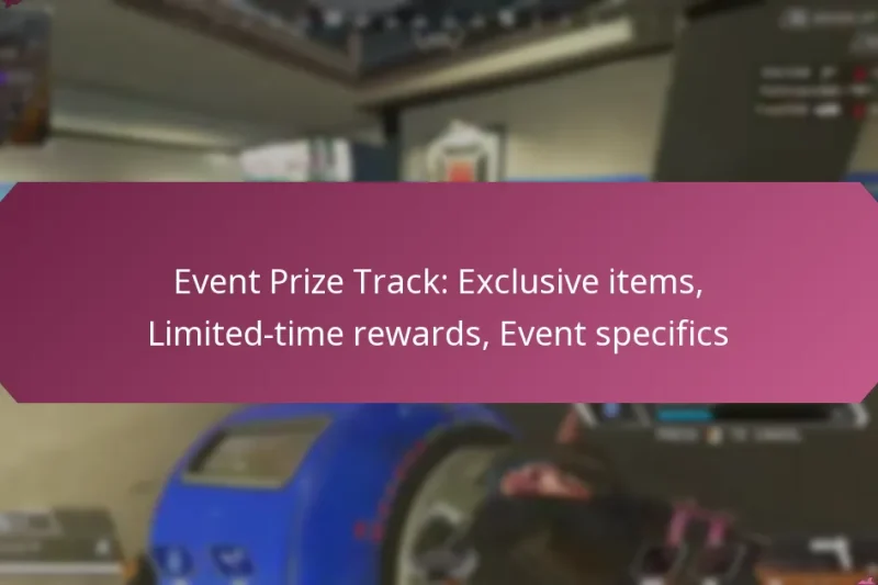 Event Prize Track: Exclusive items, Limited-time rewards, Event specifics