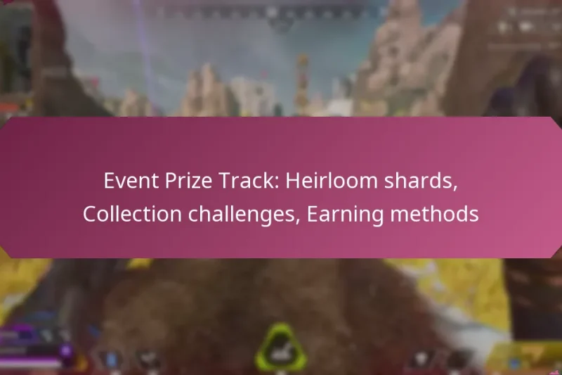 Event Prize Track: Heirloom shards, Collection challenges, Earning methods