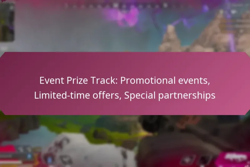 Event Prize Track: Promotional events, Limited-time offers, Special partnerships