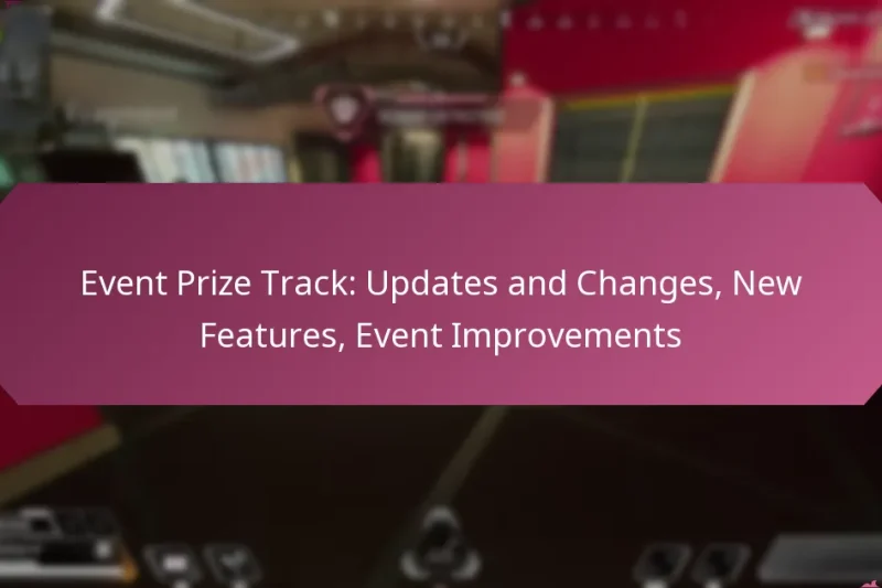 Event Prize Track: Updates and Changes, New Features, Event Improvements