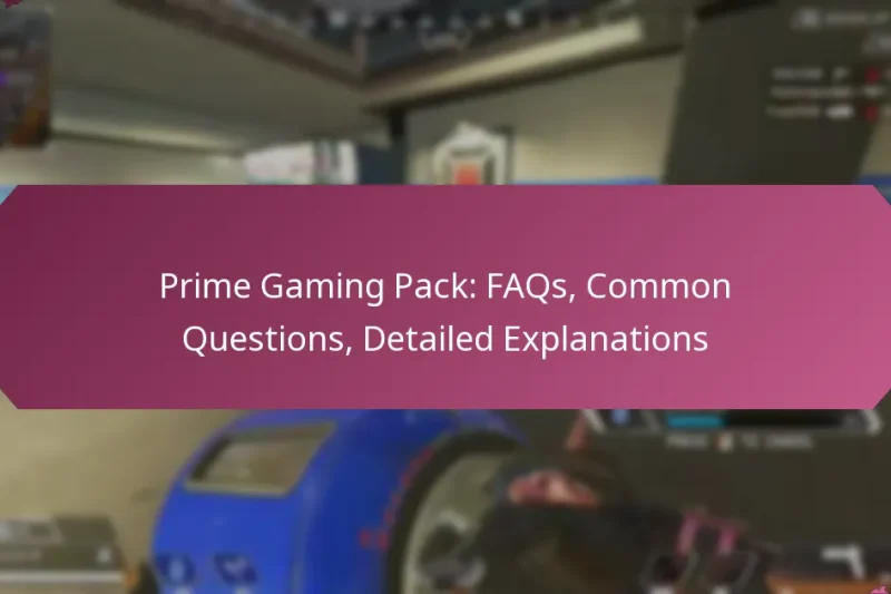 Prime Gaming Pack: FAQs, Common Questions, Detailed Explanations