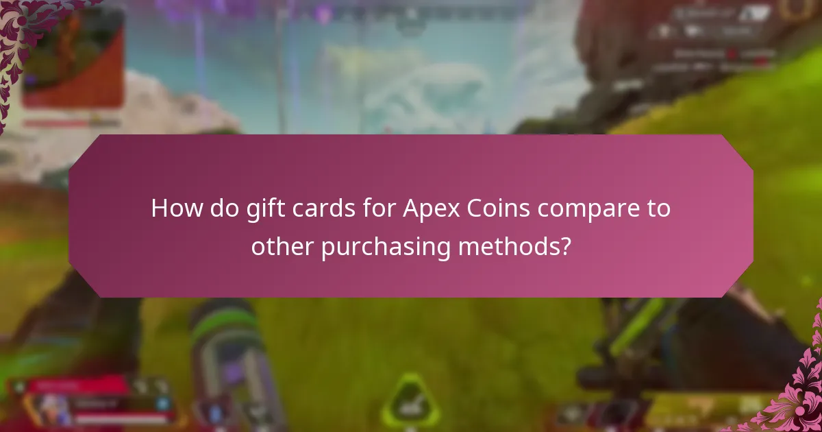 What are the advantages of using gift cards for Apex Coins?