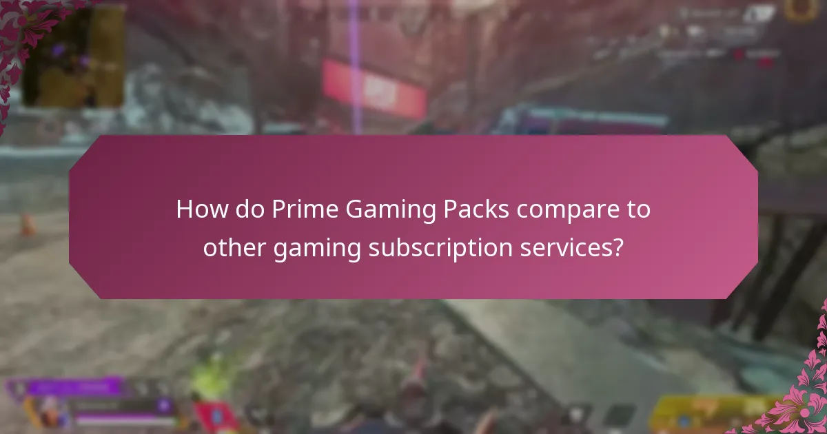 What themed content is included in Prime Gaming Packs?