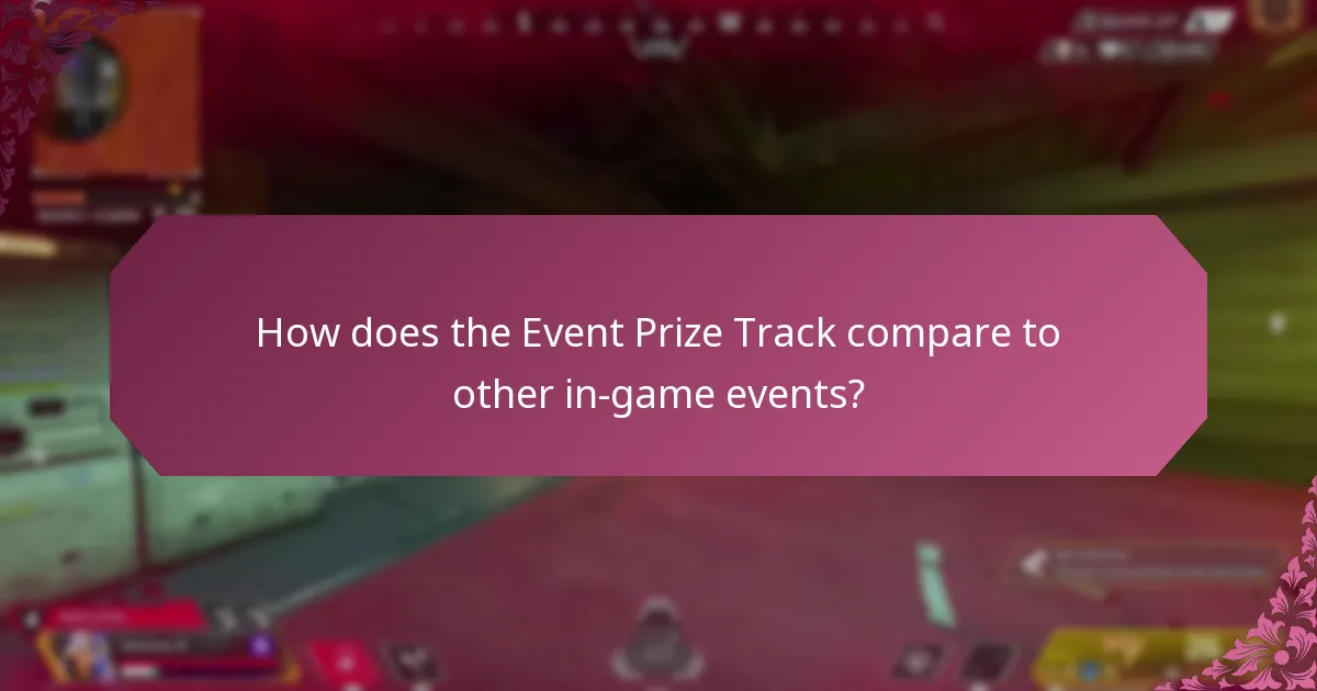 How does the Event Prize Track impact gameplay?