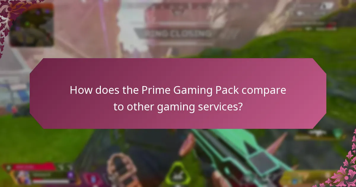 What new features have been introduced in the Prime Gaming Pack?