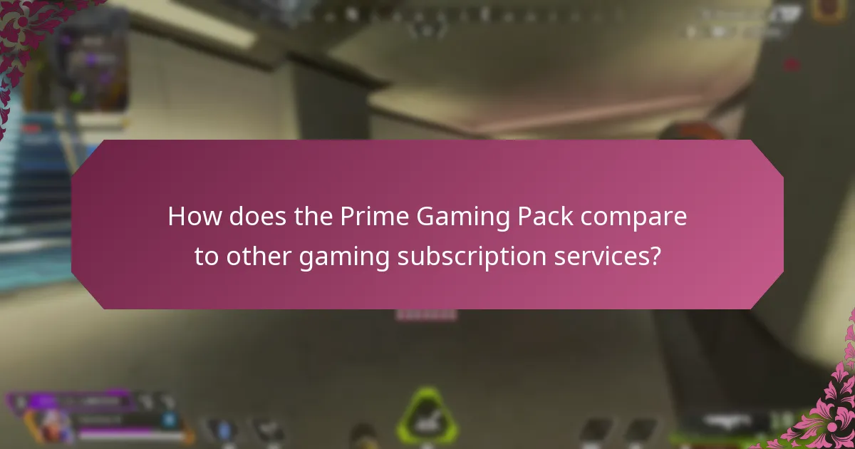 What promotional events are associated with the Prime Gaming Pack?