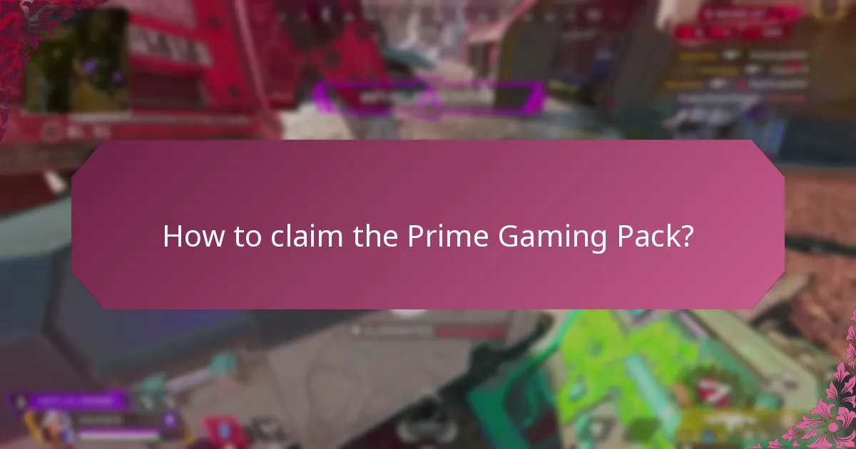 What exclusive content is included in the Prime Gaming Pack?