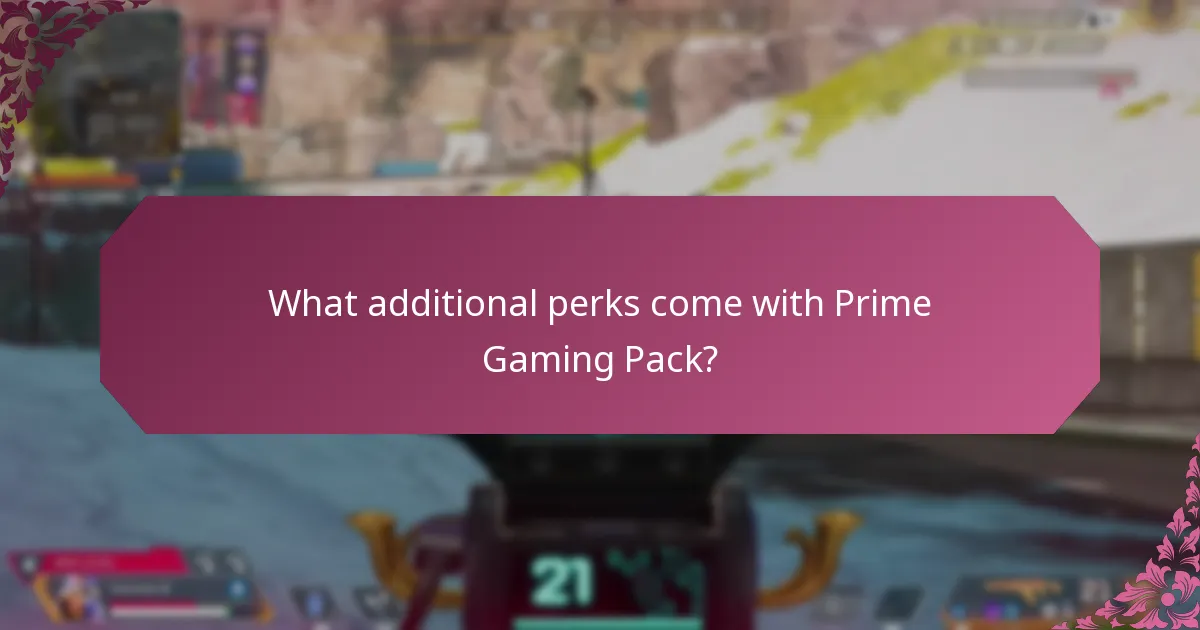 How does Prime Gaming Pack compare to other gaming subscriptions?