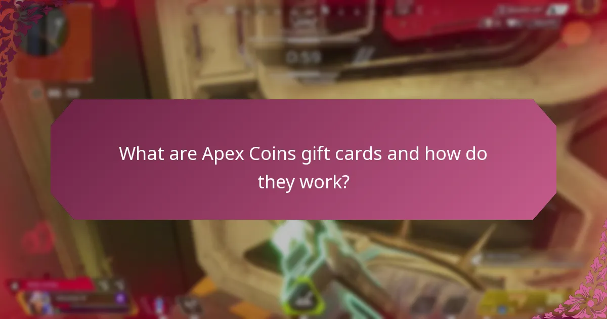 What platforms support Apex Coins gift cards?