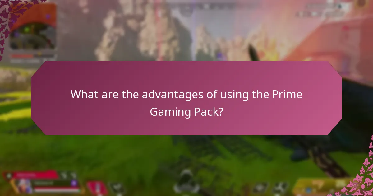 What in-game enhancements are included in the Prime Gaming Pack?
