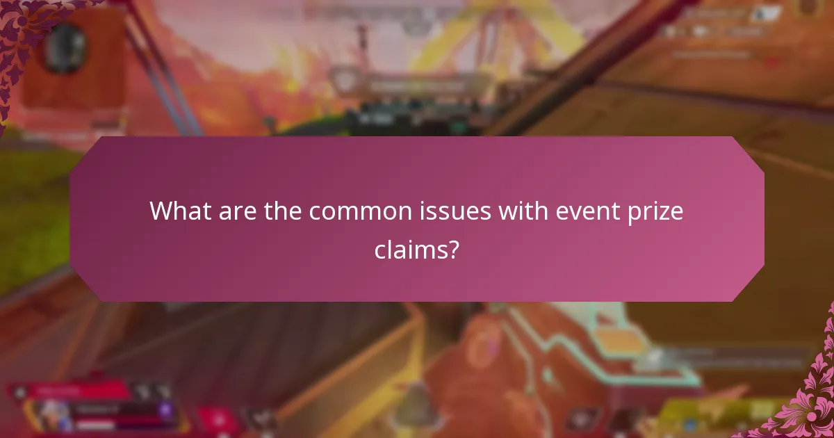 What support options are available for event prize claims?
