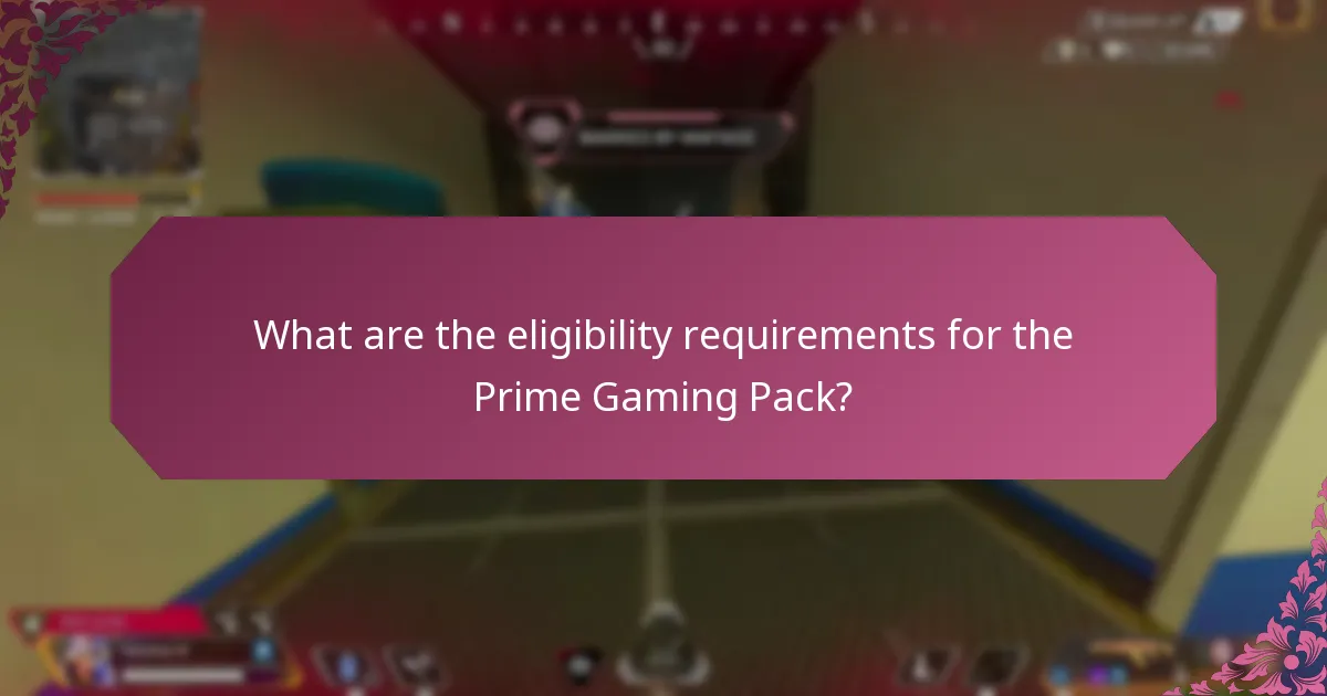 What common issues might arise when claiming the Prime Gaming Pack?