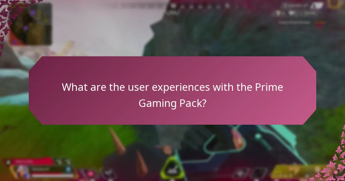 How does the Prime Gaming Pack compare to other gaming subscriptions?