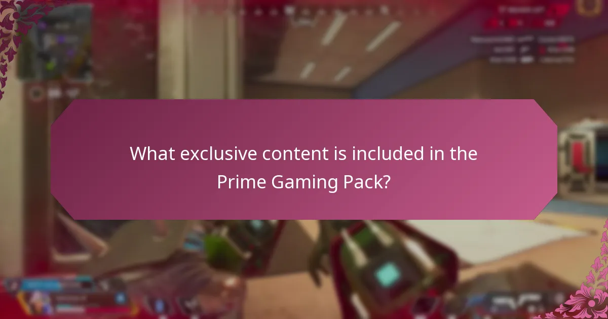 How do users benefit from the Prime Gaming Pack?