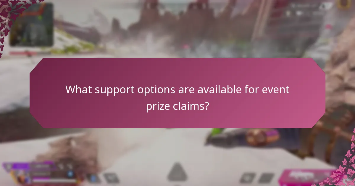 Which troubleshooting tools can assist with event prize claims?