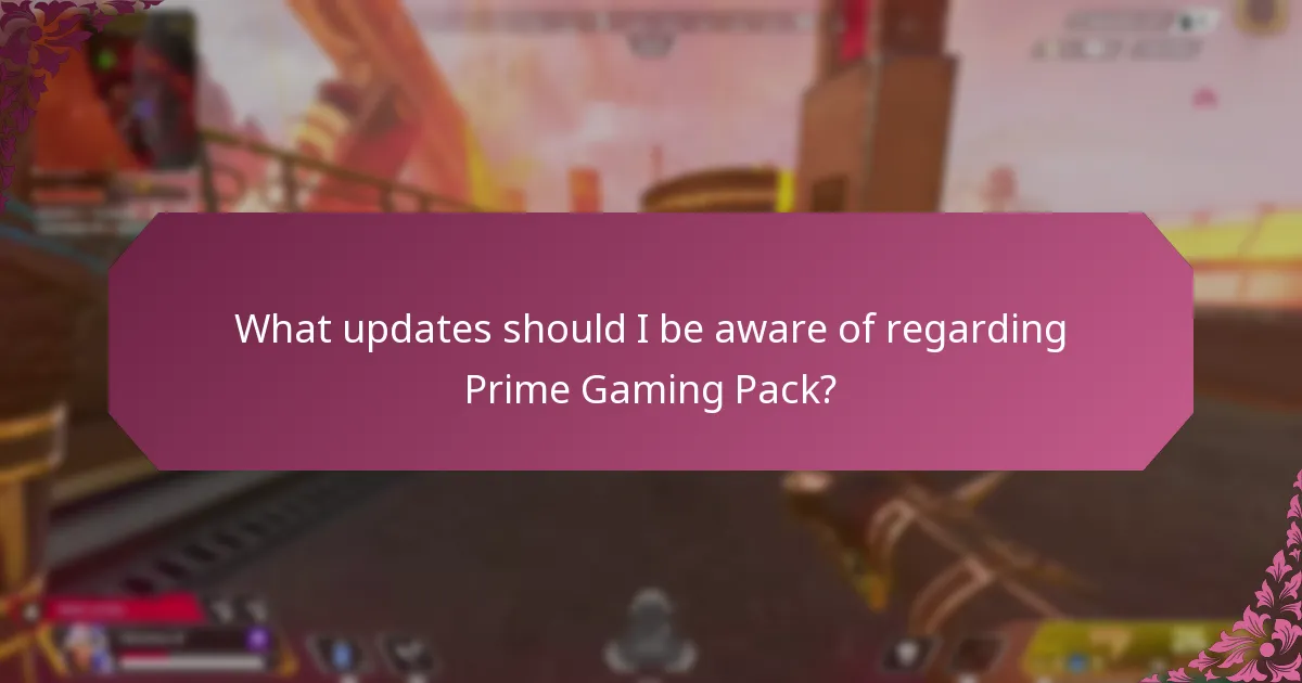 Which error codes are associated with Prime Gaming Pack claims?