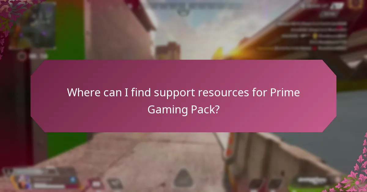 What updates should I be aware of regarding Prime Gaming Pack?